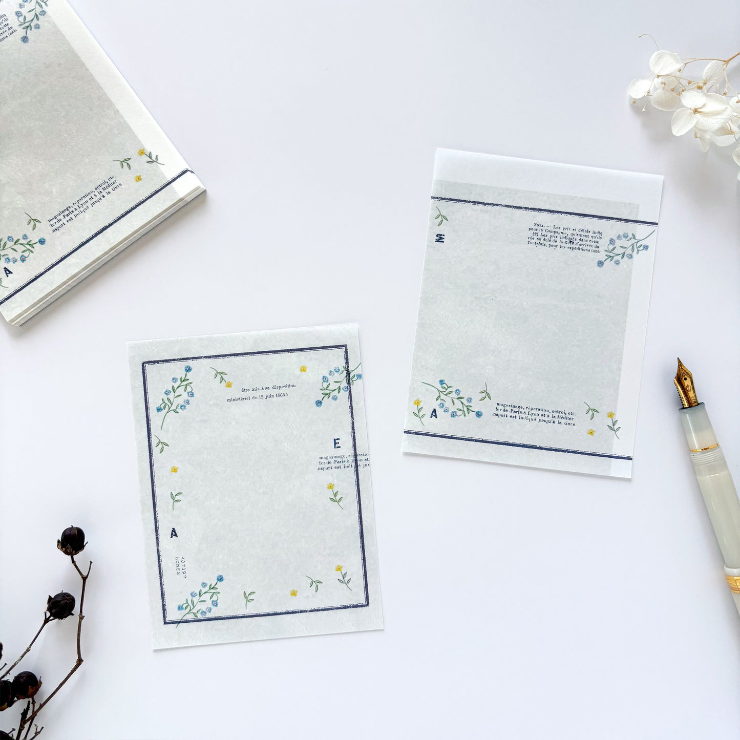 Yohaku / Memo Pad - Botanical Encyclopedia