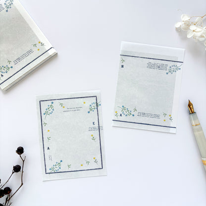 Yohaku / Memo Pad - Botanical Encyclopedia