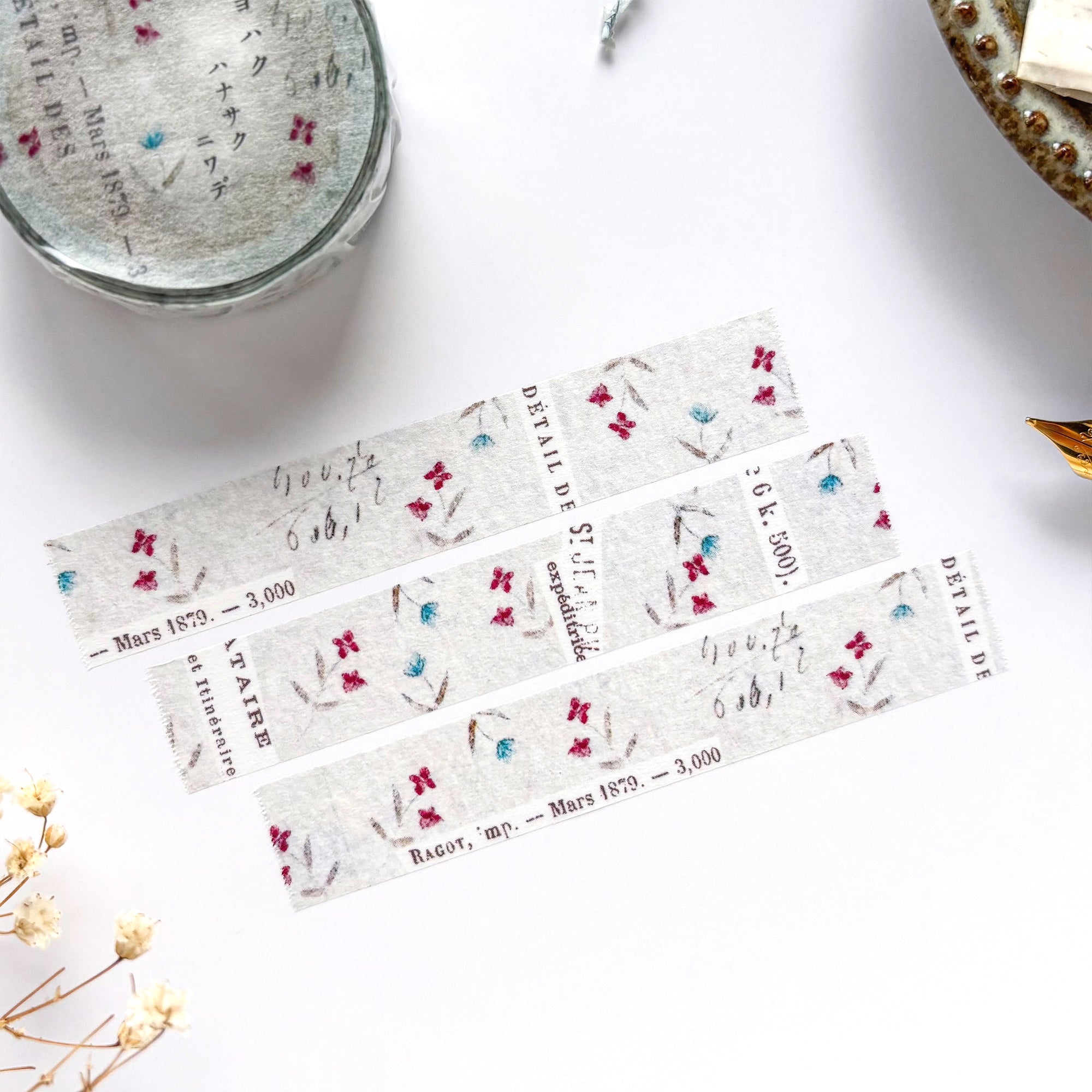 Yohaku / Washi Tape - Flower Garden