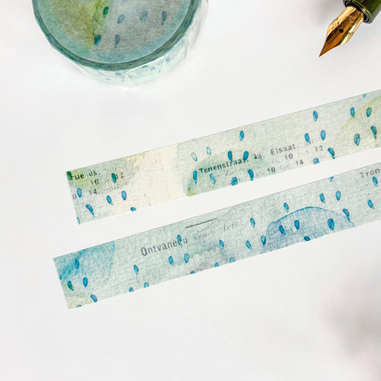 Yohaku / Washi Tape - Rain Drops
