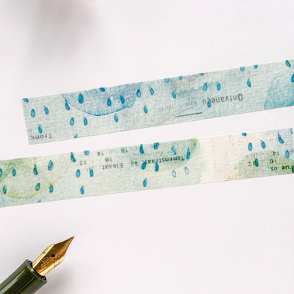 Yohaku / Washi Tape - Rain Drops