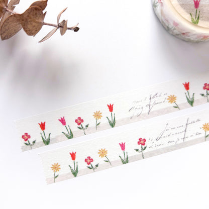Yohaku / Washi Tape - Spring Garden