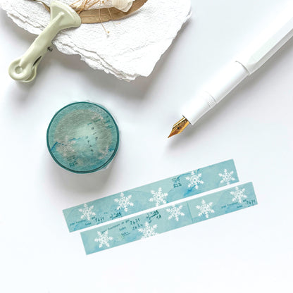 Yohaku / Washi Tape - Snow Flakes