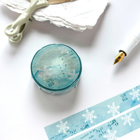 Yohaku / Washi Tape - Snow Flakes