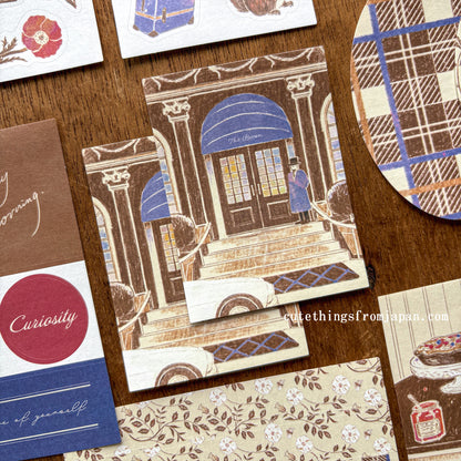 Yuka Takamaru Collage Stickers Set - Brown