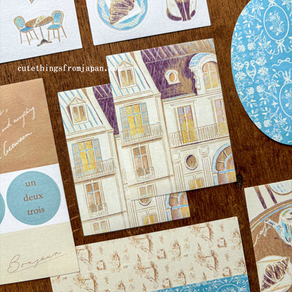 Yuka Takamaru Collage Stickers Set - Beige