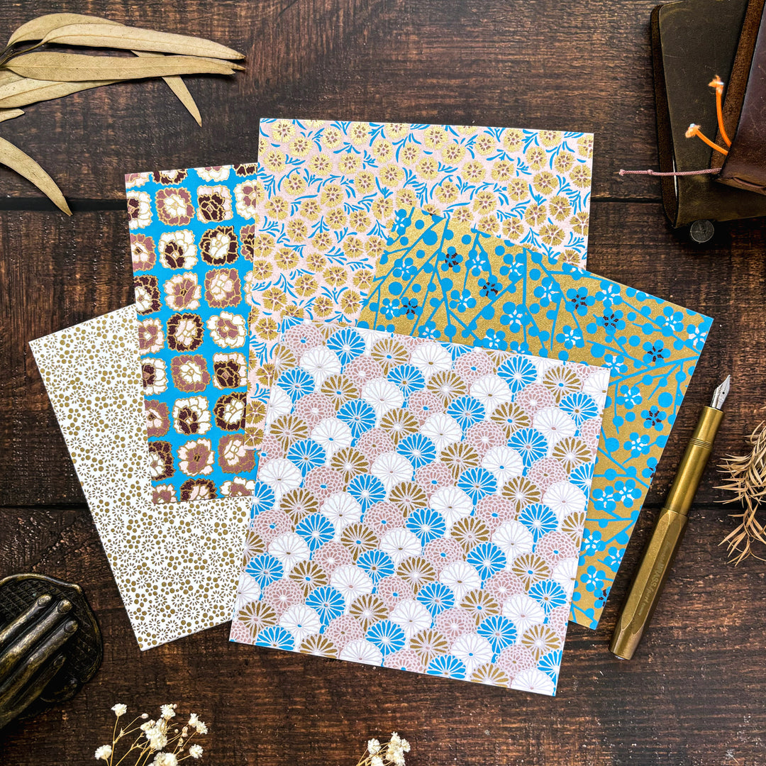 Yuzen Origami Paper Set - Japanese Pattern