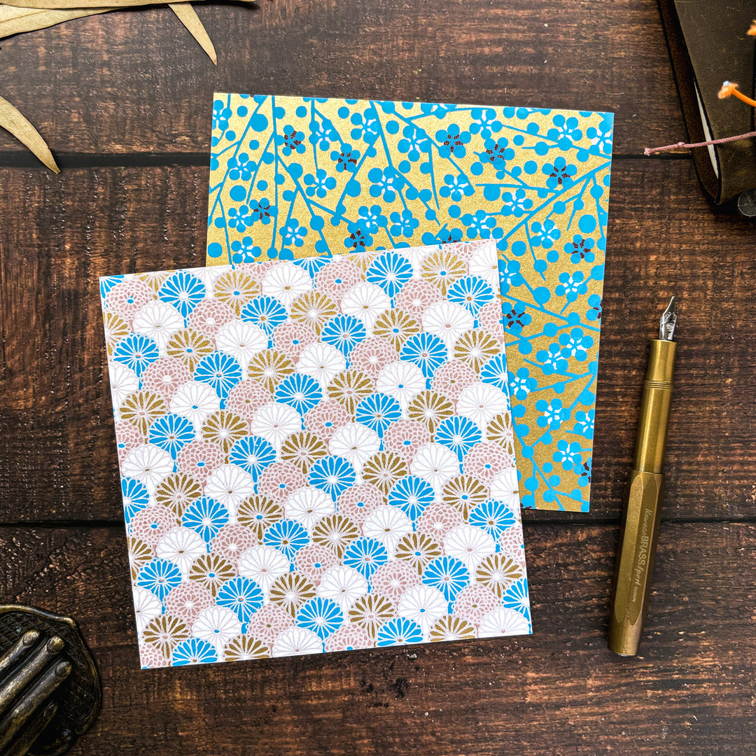 Yuzen Origami Paper Set - Japanese Pattern