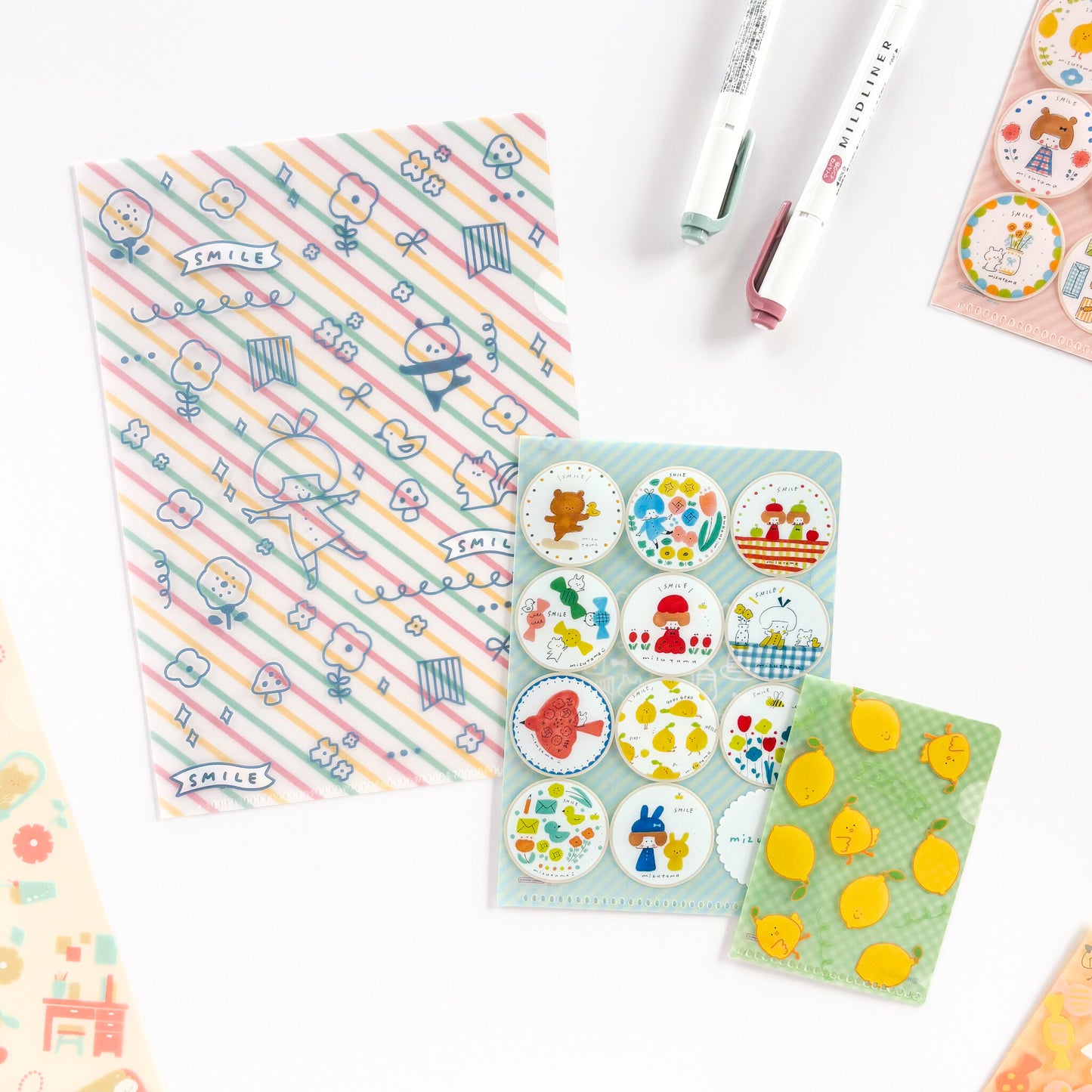 mizutama / Limited Edition / Clear Folder Set (Set of 3)