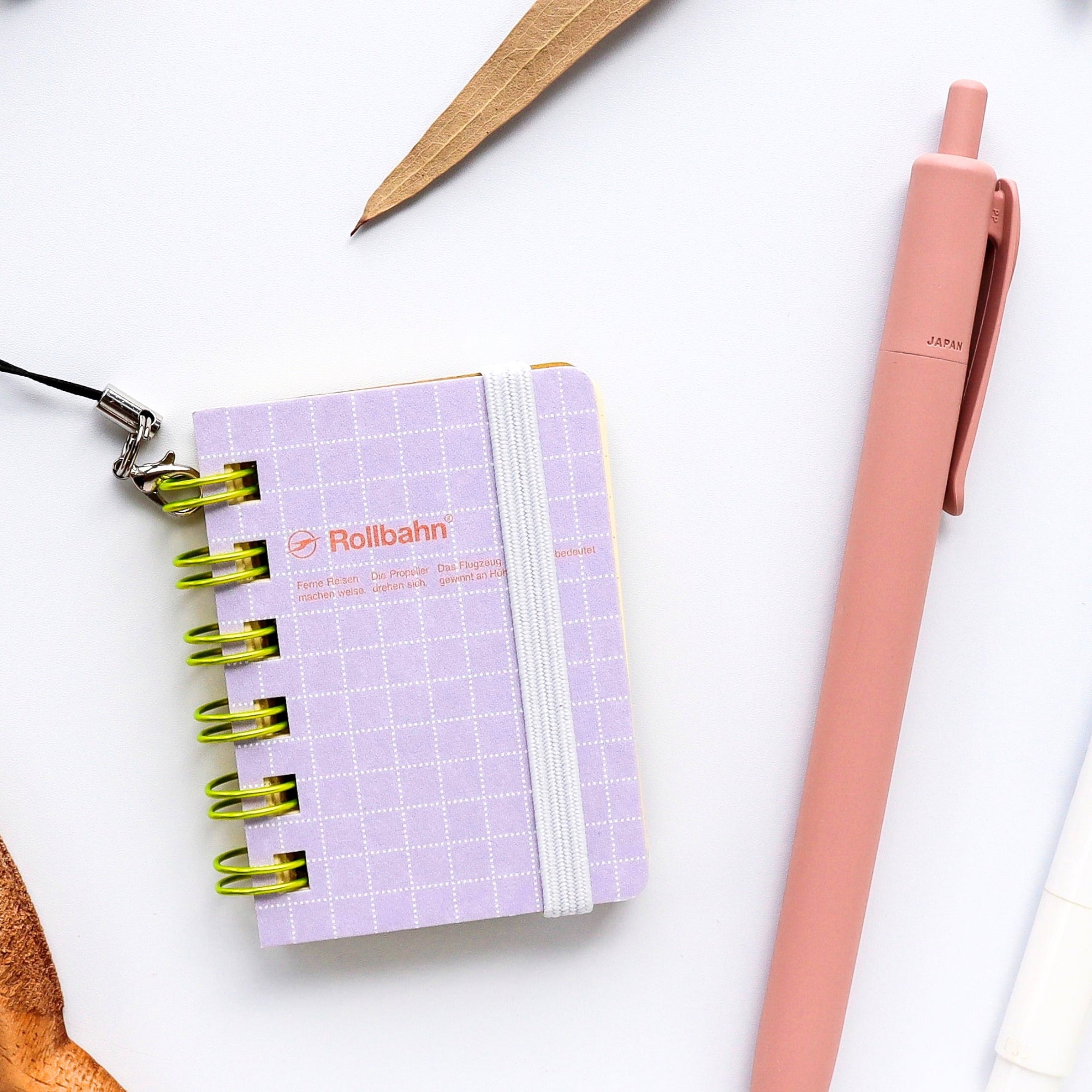 Delfonics / Rollbahn Spiral Micro Notebook - Pastel Purple