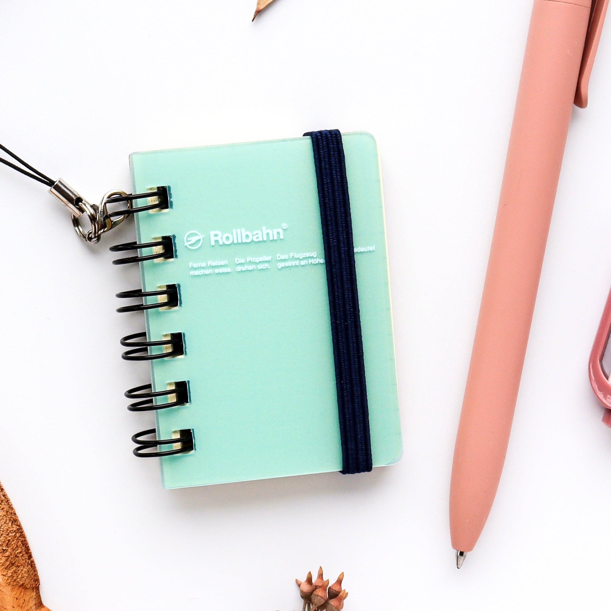 Delfonics / Rollbahn Spiral Micro Notebook - Clear Blue
