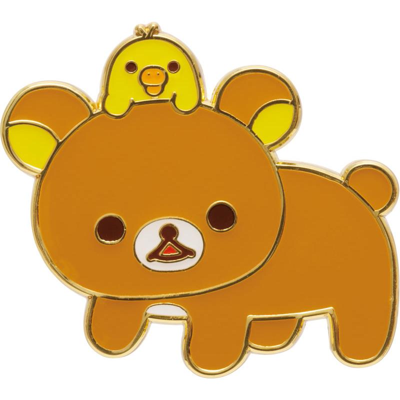 10th Anniversary / Rilakkuma / Pin Badge - Happy Friends (Set of 3)
