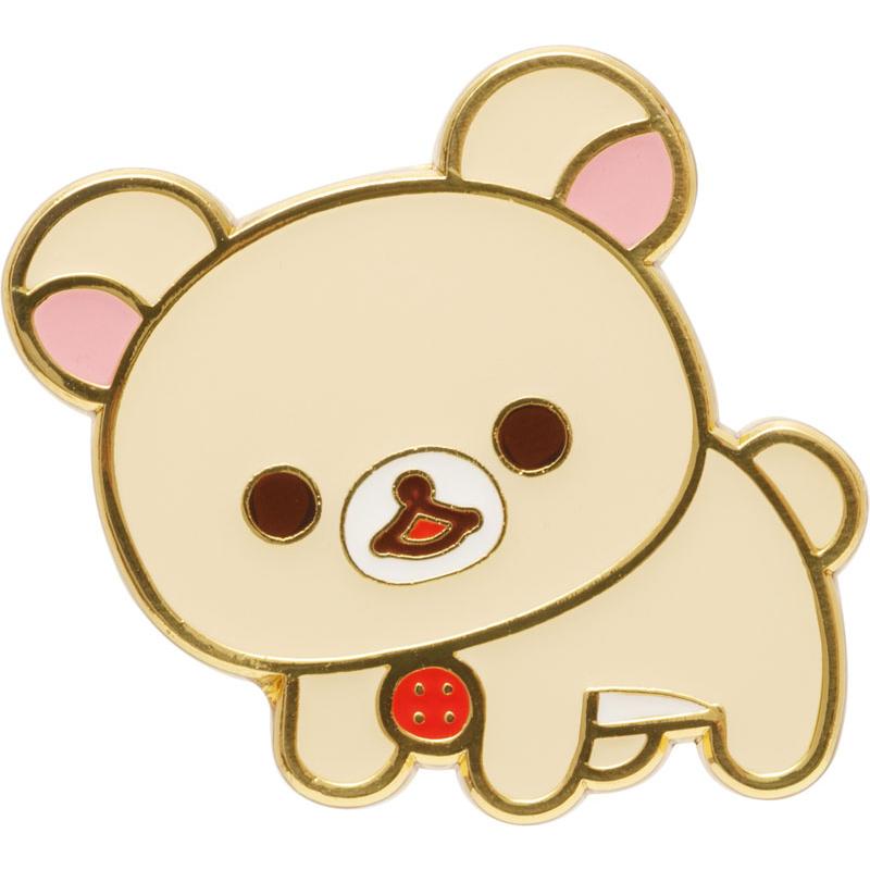 10th Anniversary / Rilakkuma / Pin Badge - Happy Friends (Set of 3)