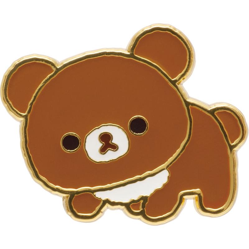 10th Anniversary / Rilakkuma / Pin Badge - Happy Friends (Set of 3)