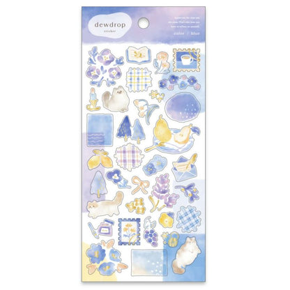 Mind Wave / Dewdrop Stickers - Cat & Dreamy Night