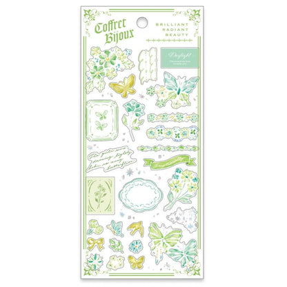 Mind Wave / Shiny Stickers - Green