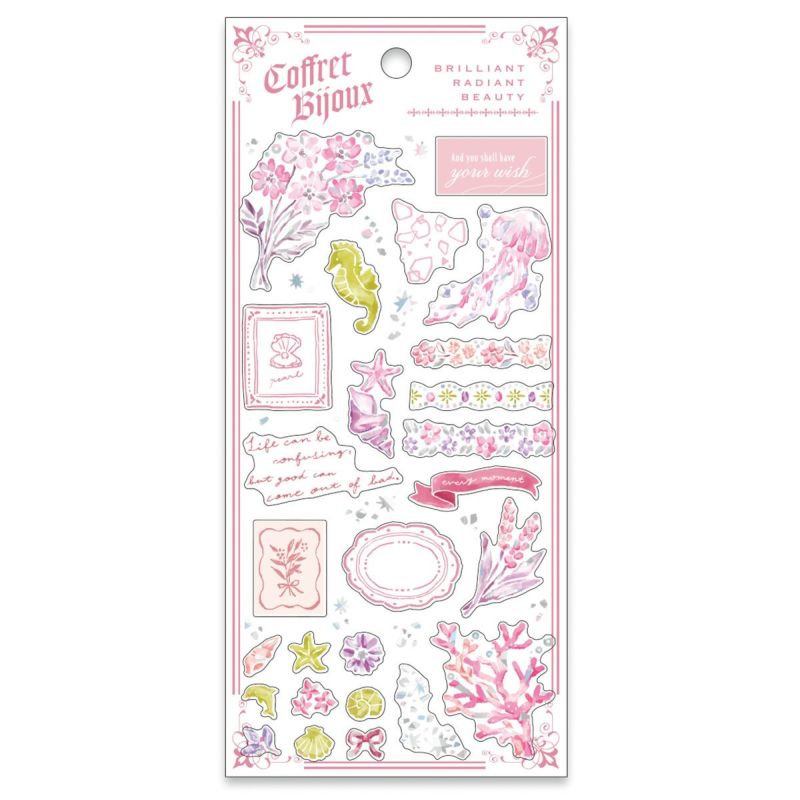 Mind Wave / Shiny Stickers - Pink
