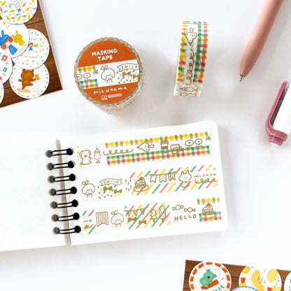 mizutama / Limited Edition / Washi Tape - Scribble