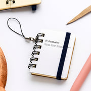 Delfonics / Rollbahn Spiral Micro Notebook - Metalic Pearl White