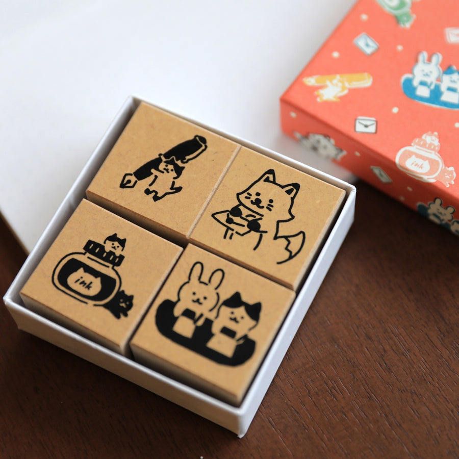 Rubber Stamp Box Set - You Got Mail – Cute Things from Japan