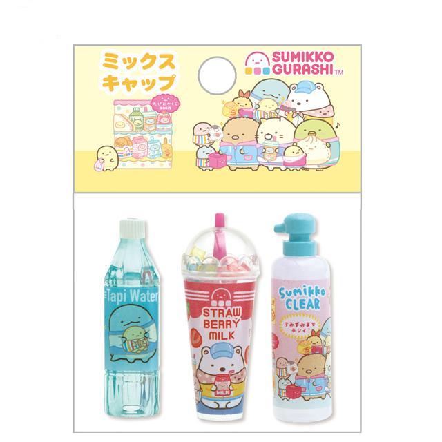 Sumikkogurashi Pencil Cap Set - Strawberry Milk