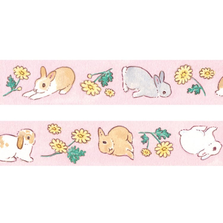 Shinako Moriyama Washi Tape - Bunny Love