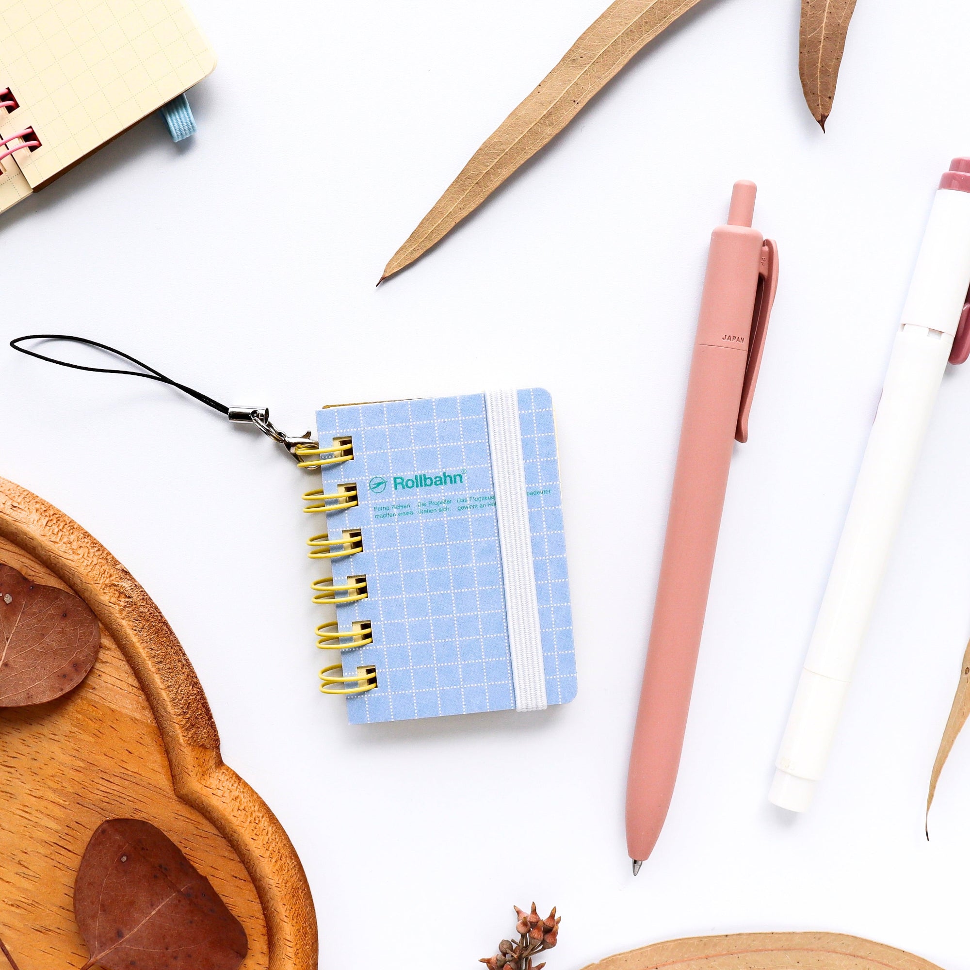 Delfonics / Rollbahn Spiral Micro Notebook - Pastel Blue