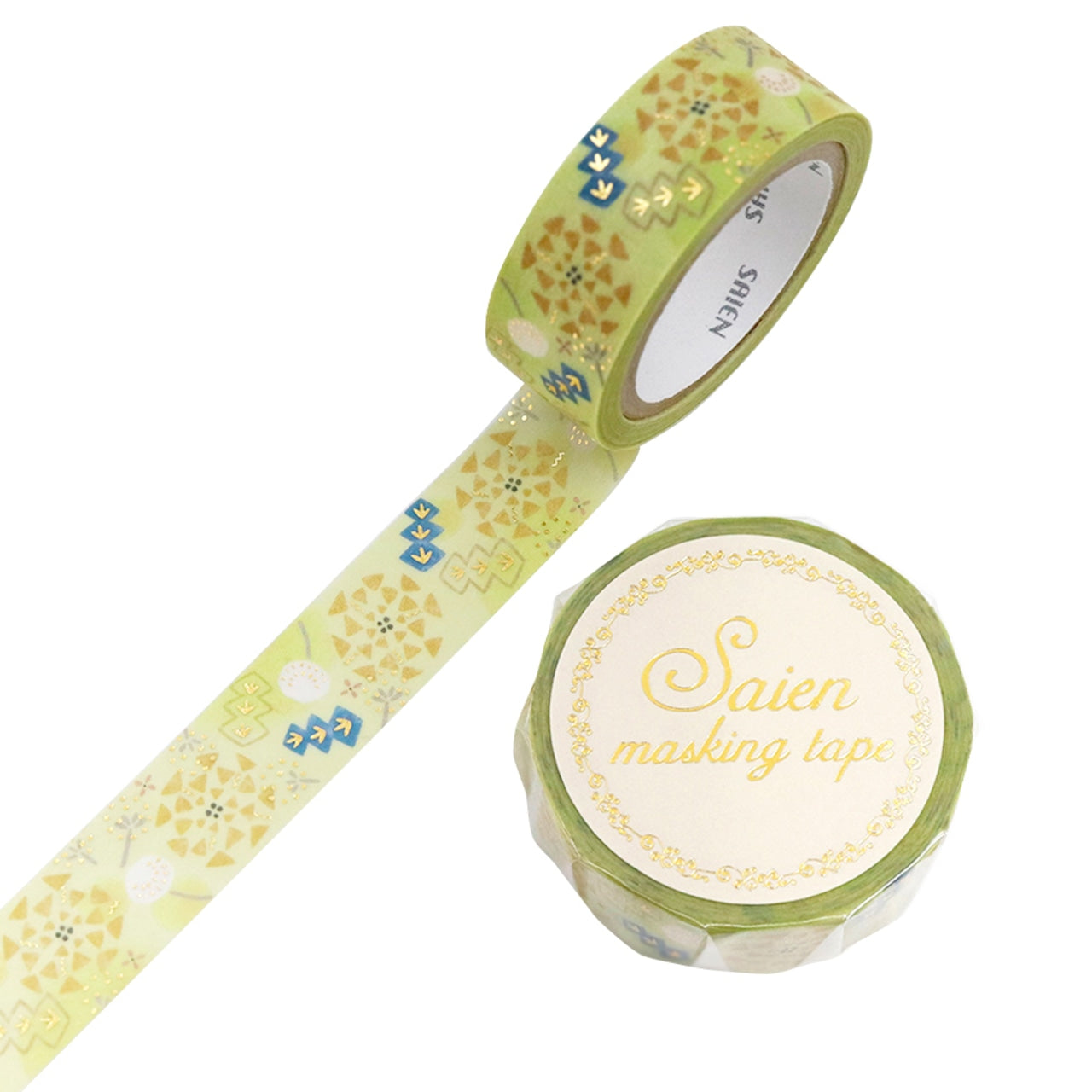 SAIEN / Shiny Washi Tape - Dandelion