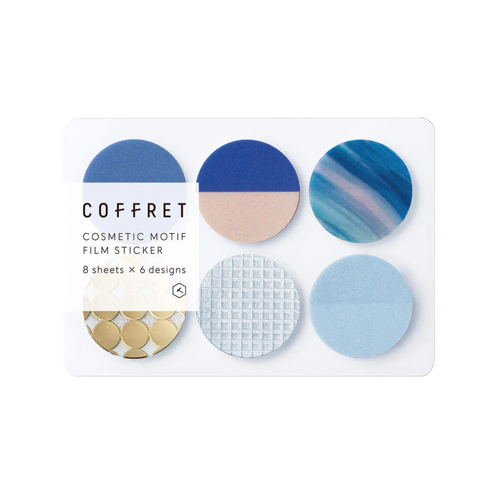 COFFRET Circle PET Stickers - Horizon Blue