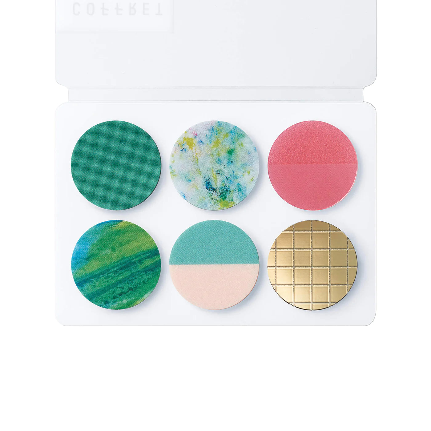COFFRET Circle PET Stickers - Forest Green