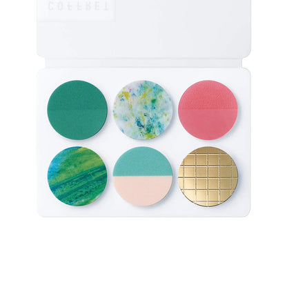 COFFRET Circle PET Stickers - Forest Green