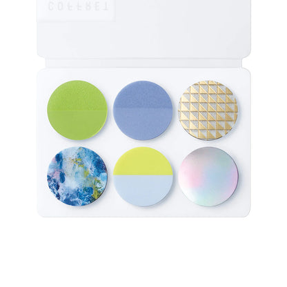 COFFRET Circle PET Stickers - Chiffon Yellow