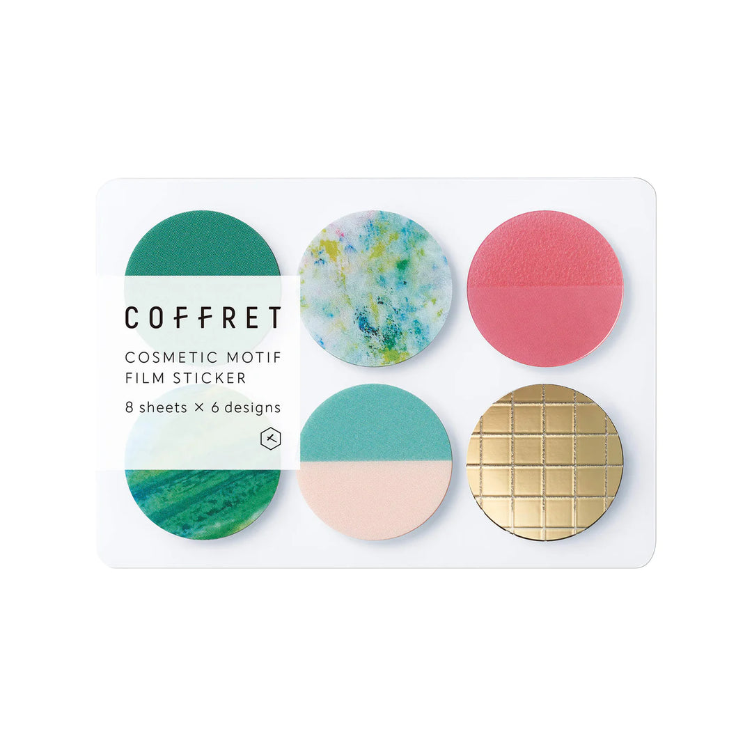 COFFRET Circle PET Stickers - Forest Green