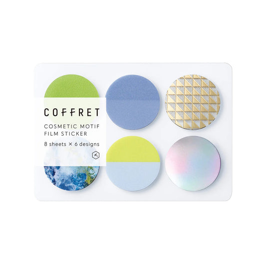 COFFRET Circle PET Stickers - Chiffon Yellow