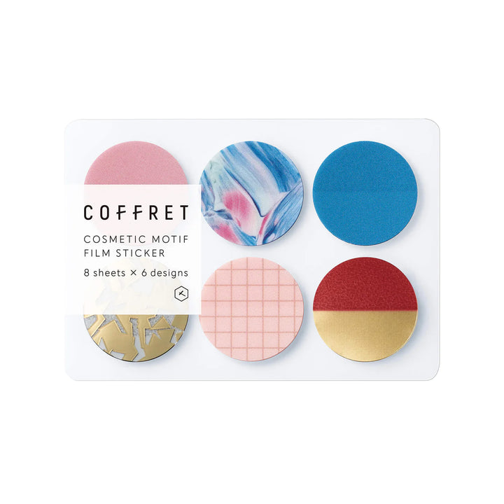 COFFRET Circle PET Stickers - Pink Float