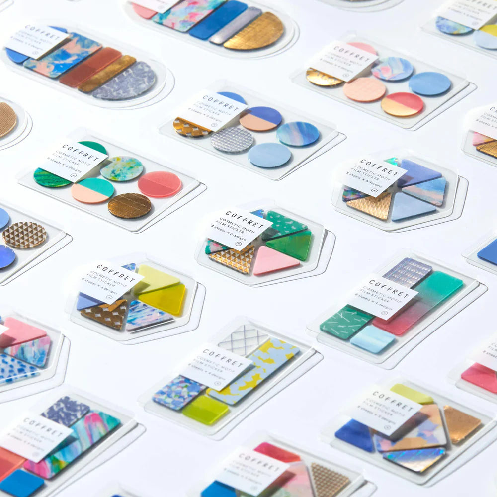 COFFRET Circle PET Stickers - Horizon Blue