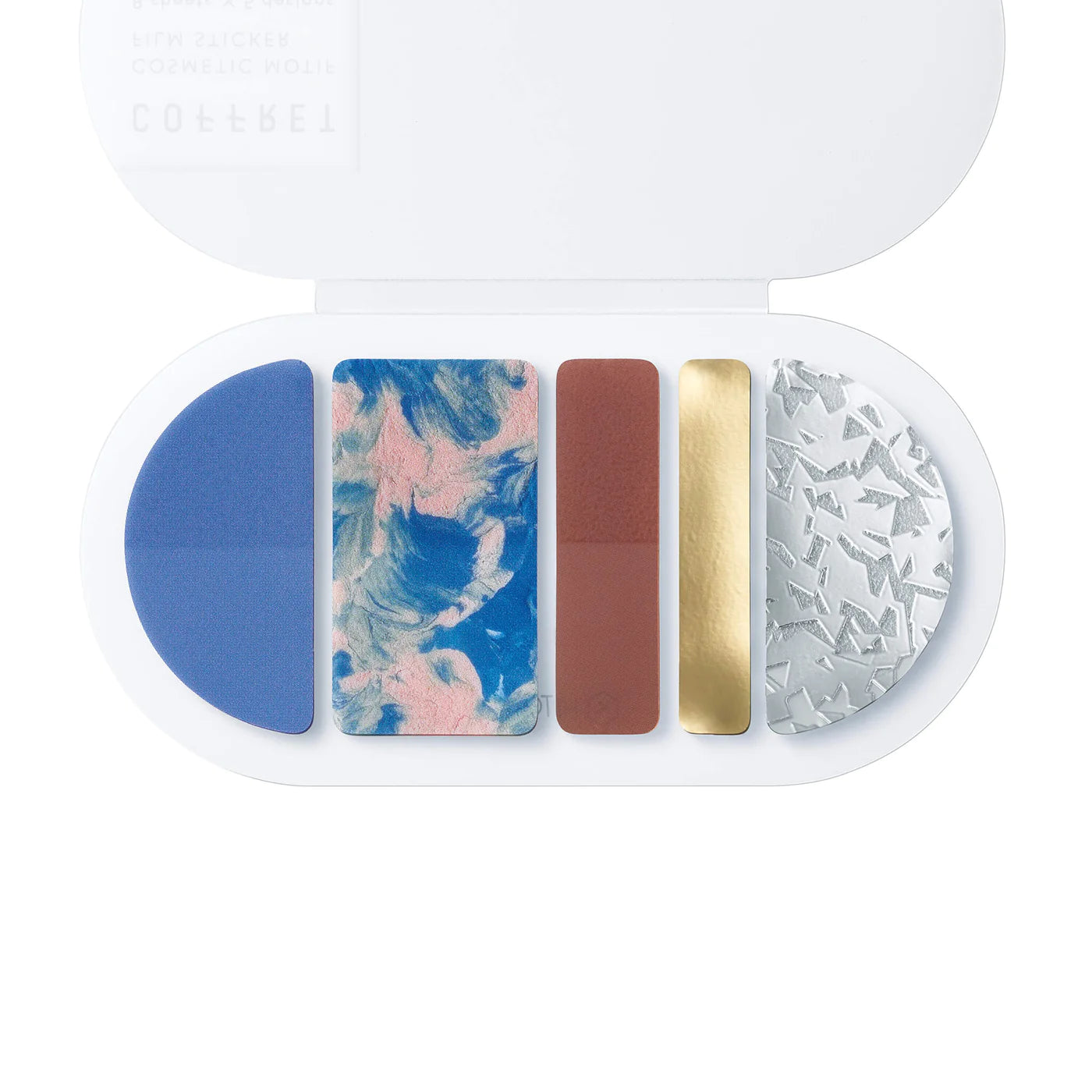 COFFRET Round PET Stickers - Horizon Blue