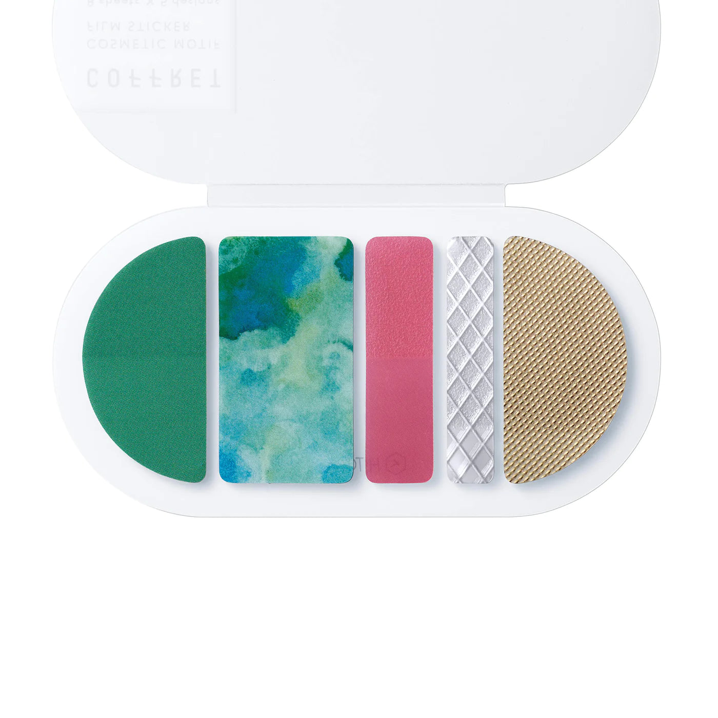 COFFRET Round PET Stickers - Forest Green
