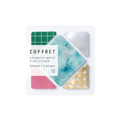 COFFRET Square PET Stickers - Forest Green