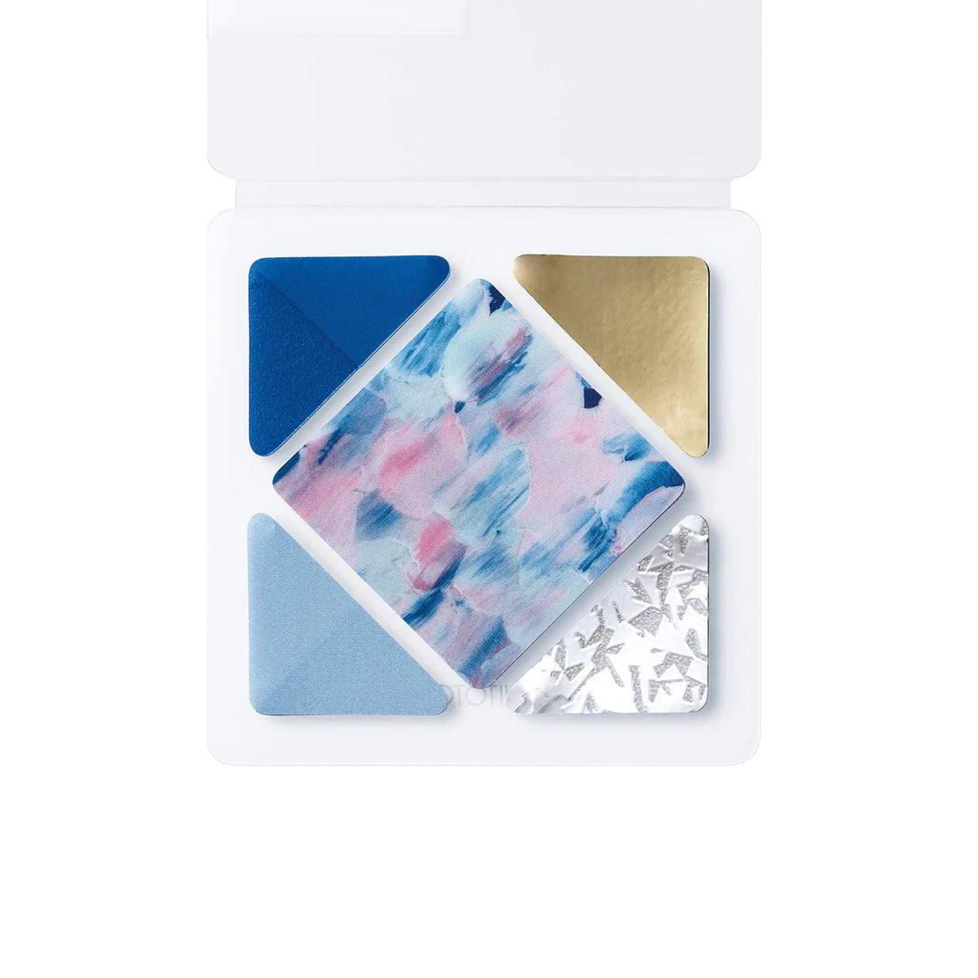 COFFRET Square PET Stickers - Horizon Blue