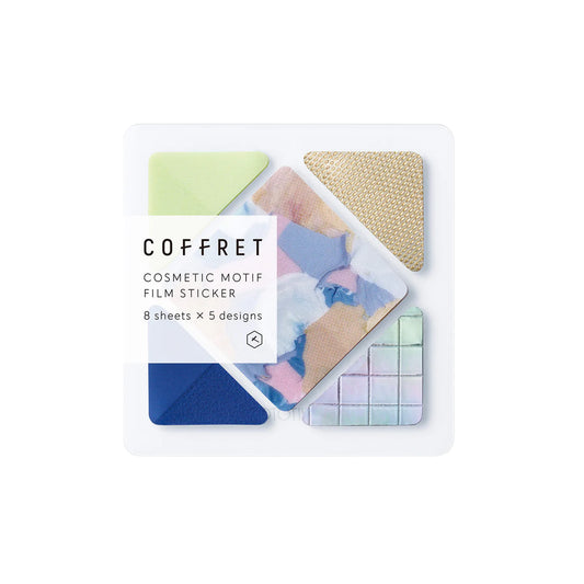 COFFRET Square PET Stickers - Chiffon Yellow