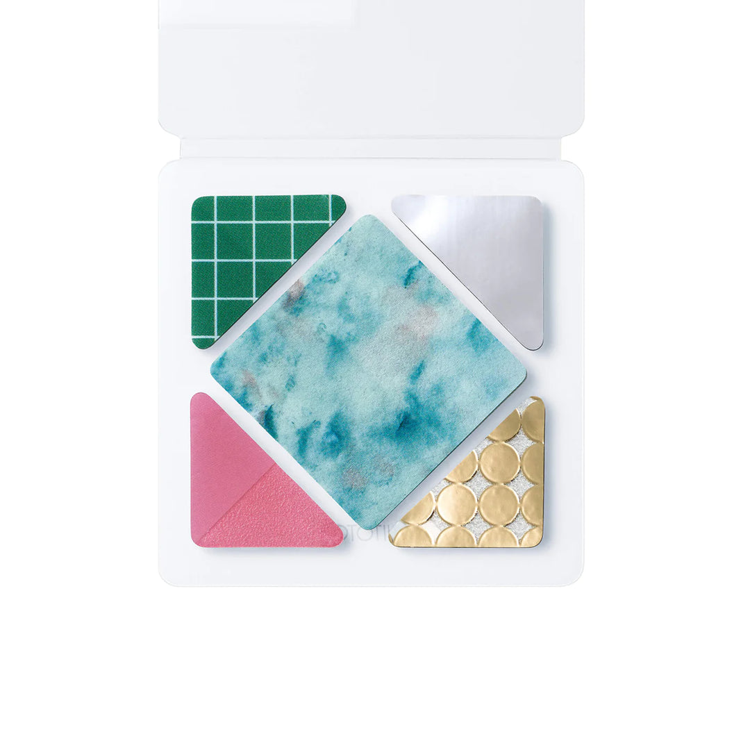 COFFRET Square PET Stickers - Forest Green