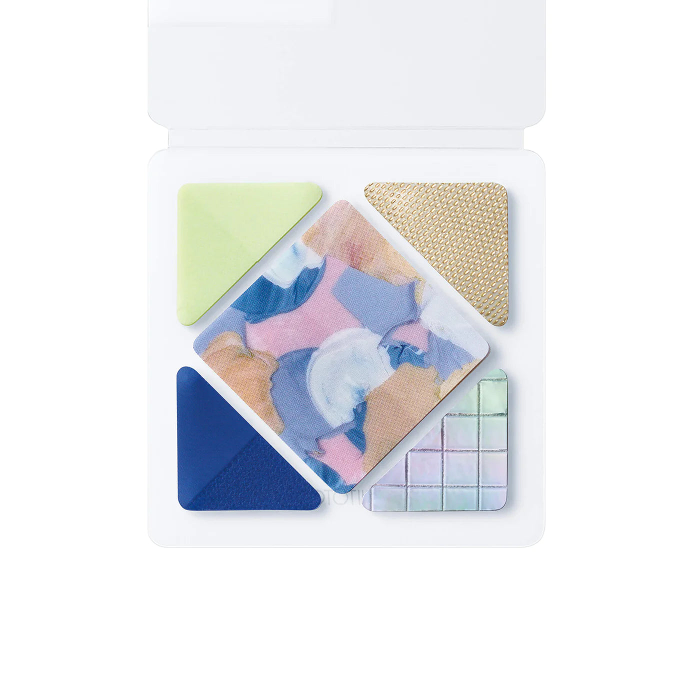 COFFRET Square PET Stickers - Chiffon Yellow