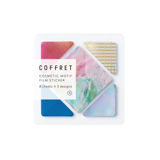 COFFRET Square PET Stickers - Pink Float