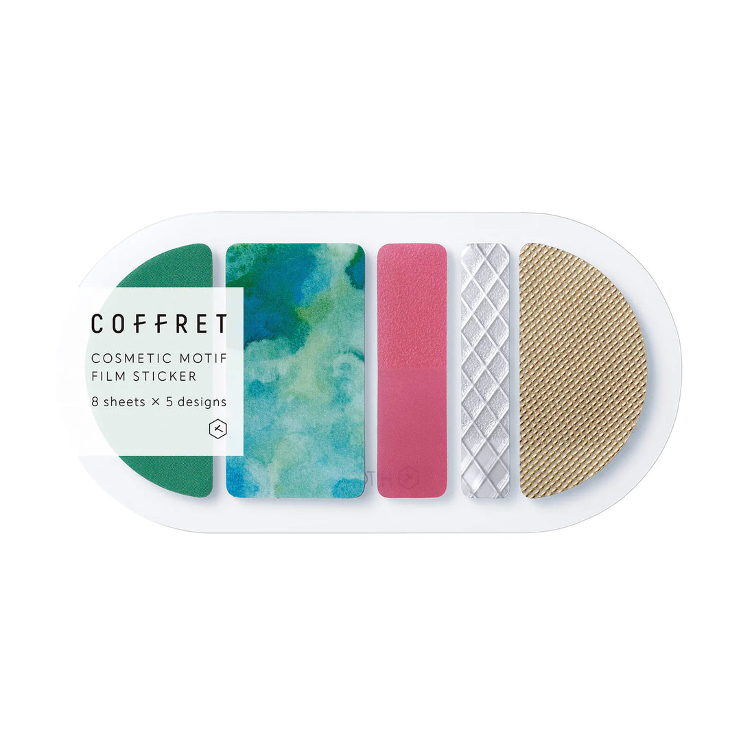 COFFRET Round PET Stickers - Forest Green