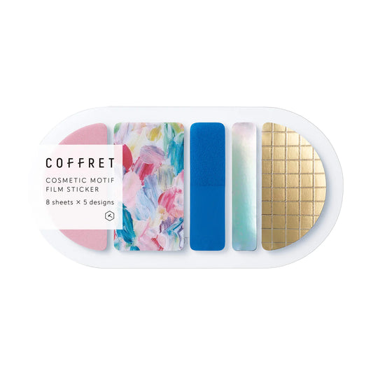 COFFRET Round PET Stickers - Pink Float