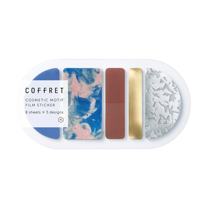 COFFRET Round PET Stickers - Horizon Blue