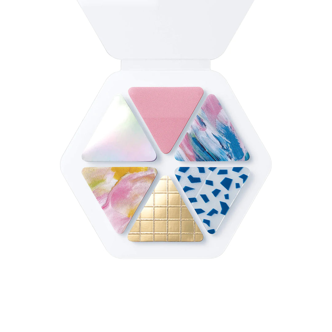 COFFRET Triangle PET Stickers - Pink Float