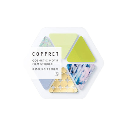 COFFRET Triangle PET Stickers - Chiffon Yellow