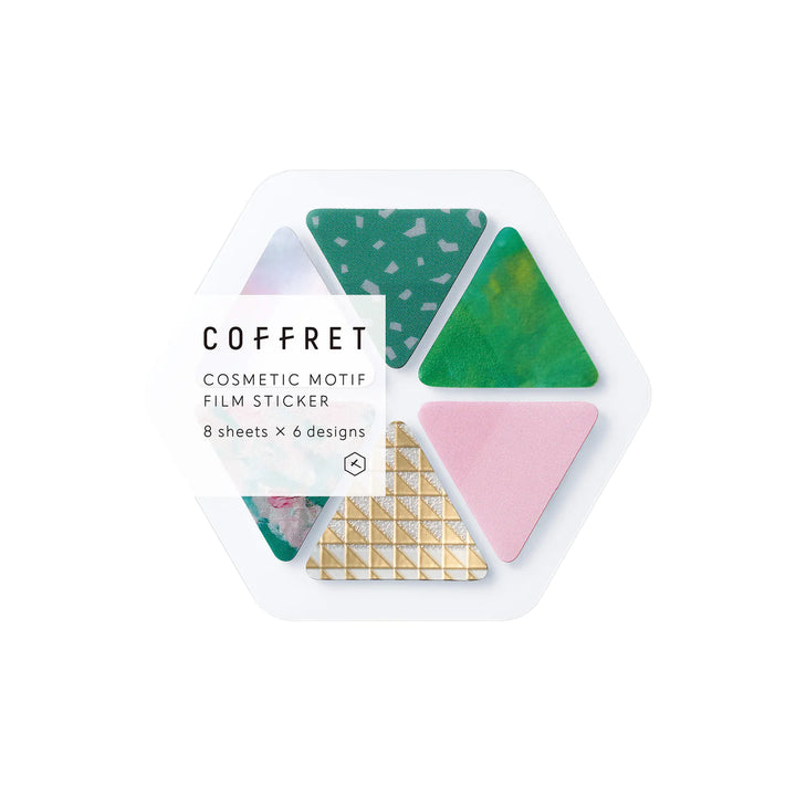 COFFRET Triangle PET Stickers - Forest Green